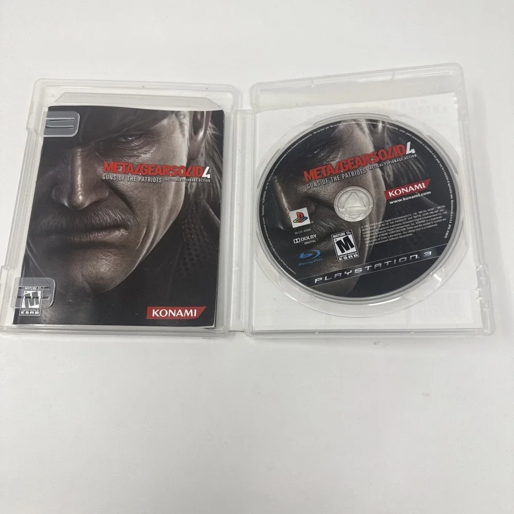 Metal Gear Solid 4: Guns of the Patriots PlayStation 3 PS3 CIB Tested Working